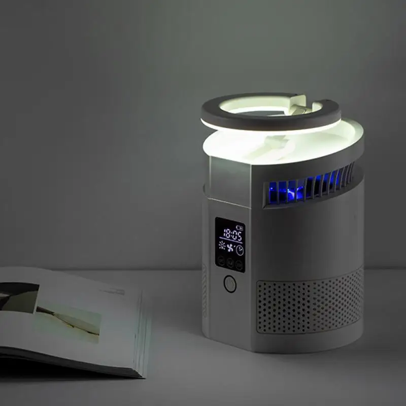 

1pc Smart Desk Lamp Negative Ion Air Purifier Indoor Formaldehyde Removal Household Hepa Filter Smoke Removal Dust Removal