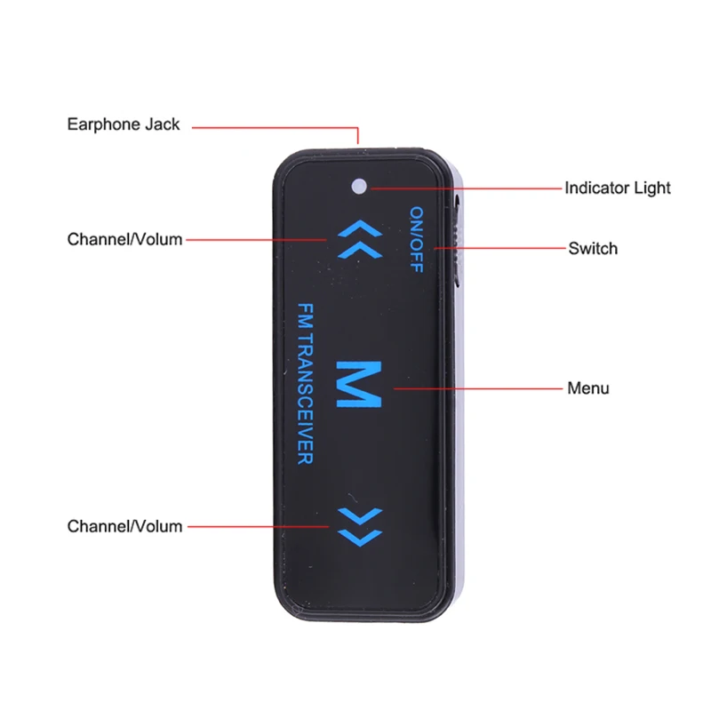 4 шт LEIXEN VV-108 супер мини рация 0 5 Вт с usb-питанием и наушниками UHF 400-480 МГц 16CH