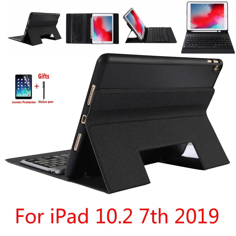 Чехол с Bluetooth-клавиатурой для iPad 10 2 7-го поколения A2200 A2198 A2232 A2197 чехол из