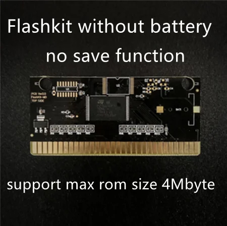 

MD FlashKit Card Rewritable Electroless Gold PCB Card For Sega Megadrive Genesis Video Game Console Cartridge