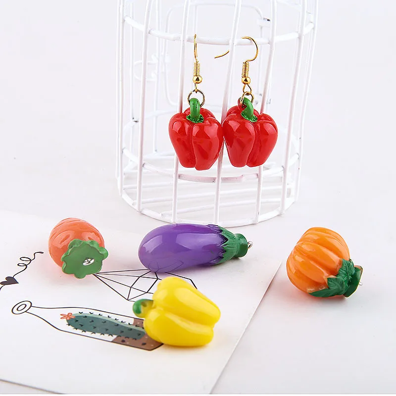 Подвеска в виде тыквы, баклажана, редиса, зеленых овощей