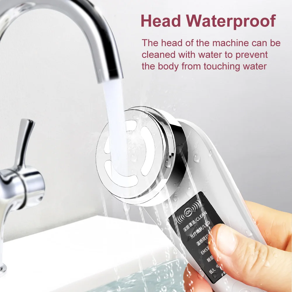 

AmazeFan 5 in 1 RF & EMS Radio Mesotherapy Electroporation Facial Beauty LED Photon Facial Rejuvenation Wrinkle Removal Eye Care