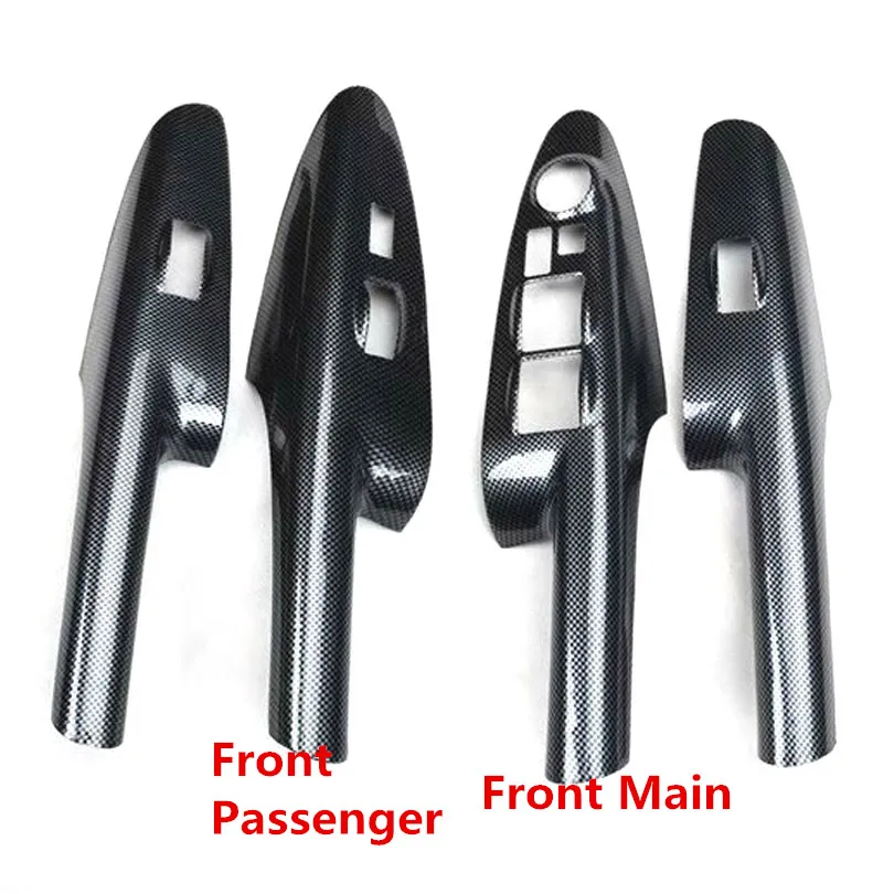 

4PC For Hyundai Tucson 2006-2013 LHD Car Door Armrest Window Lift Switch Decoration Cover Frame Trim ABS Car Styling Accessories