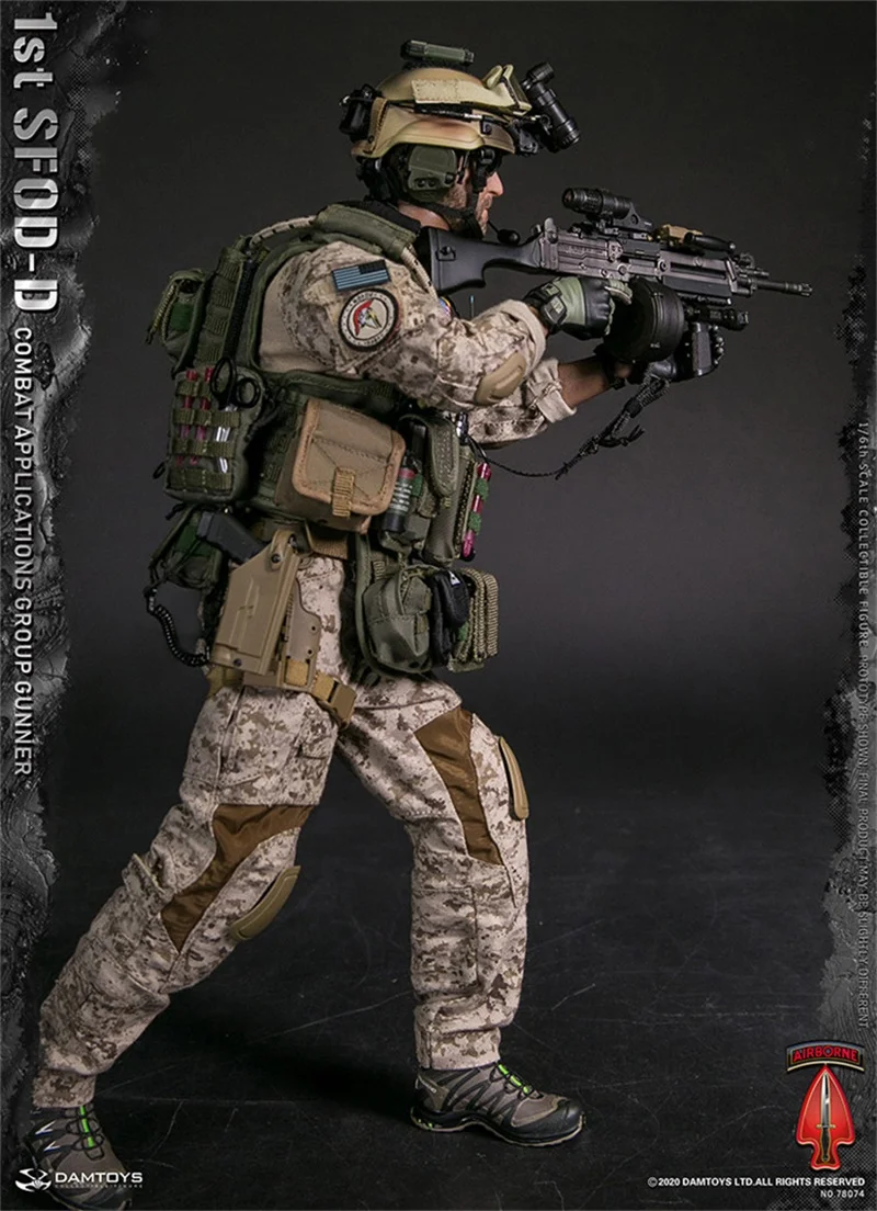 Масштаб 1/6 американская Дельта спецназ машина Gunner полный комплект экшн-фигурка