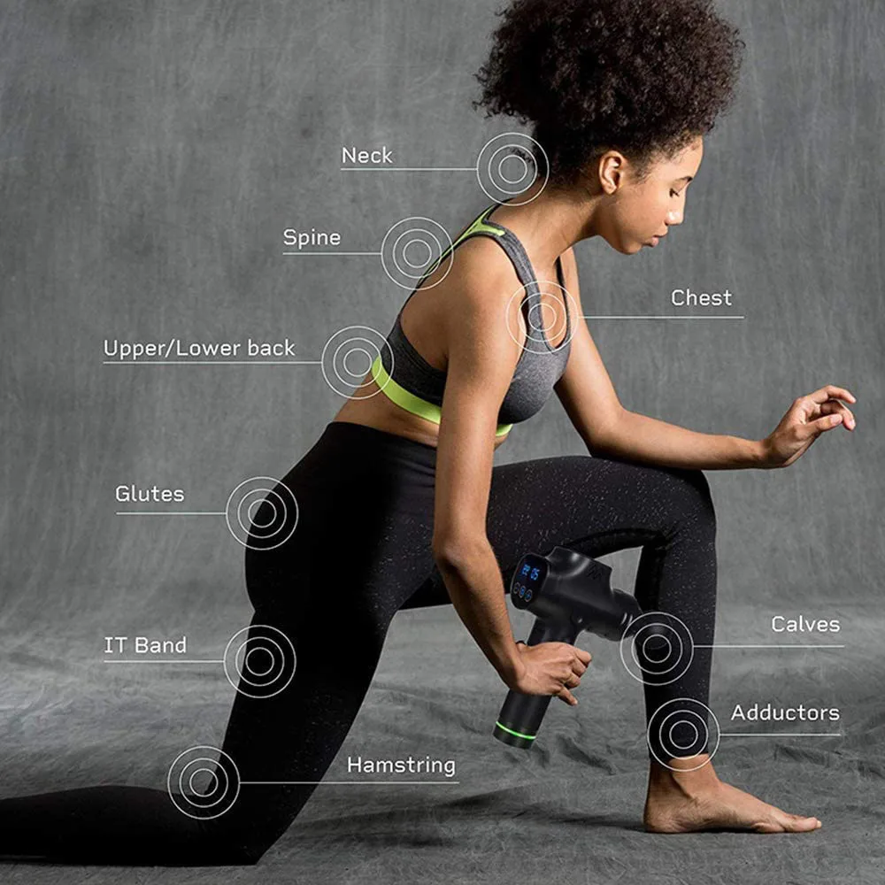 Новейший массажный пистолет для расслабления мышц ручной массажер облегчения