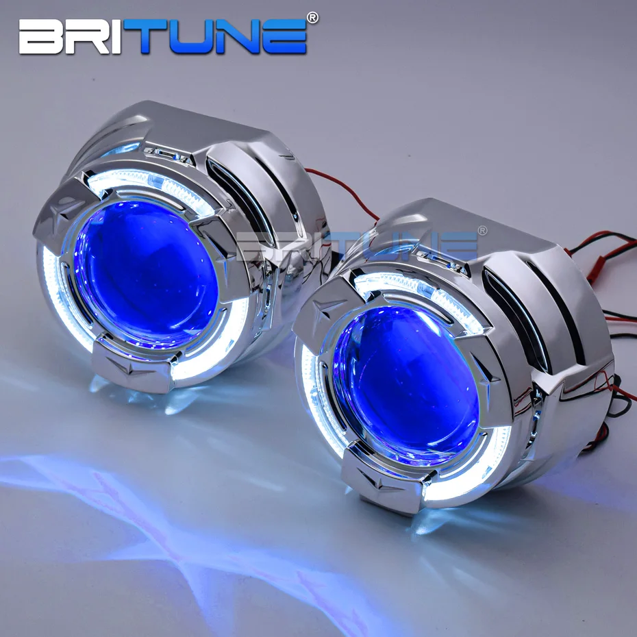 3 0 дюймов проектор биксенон Ангел Дьявол контактные линзы для глаз в фары H4 H7