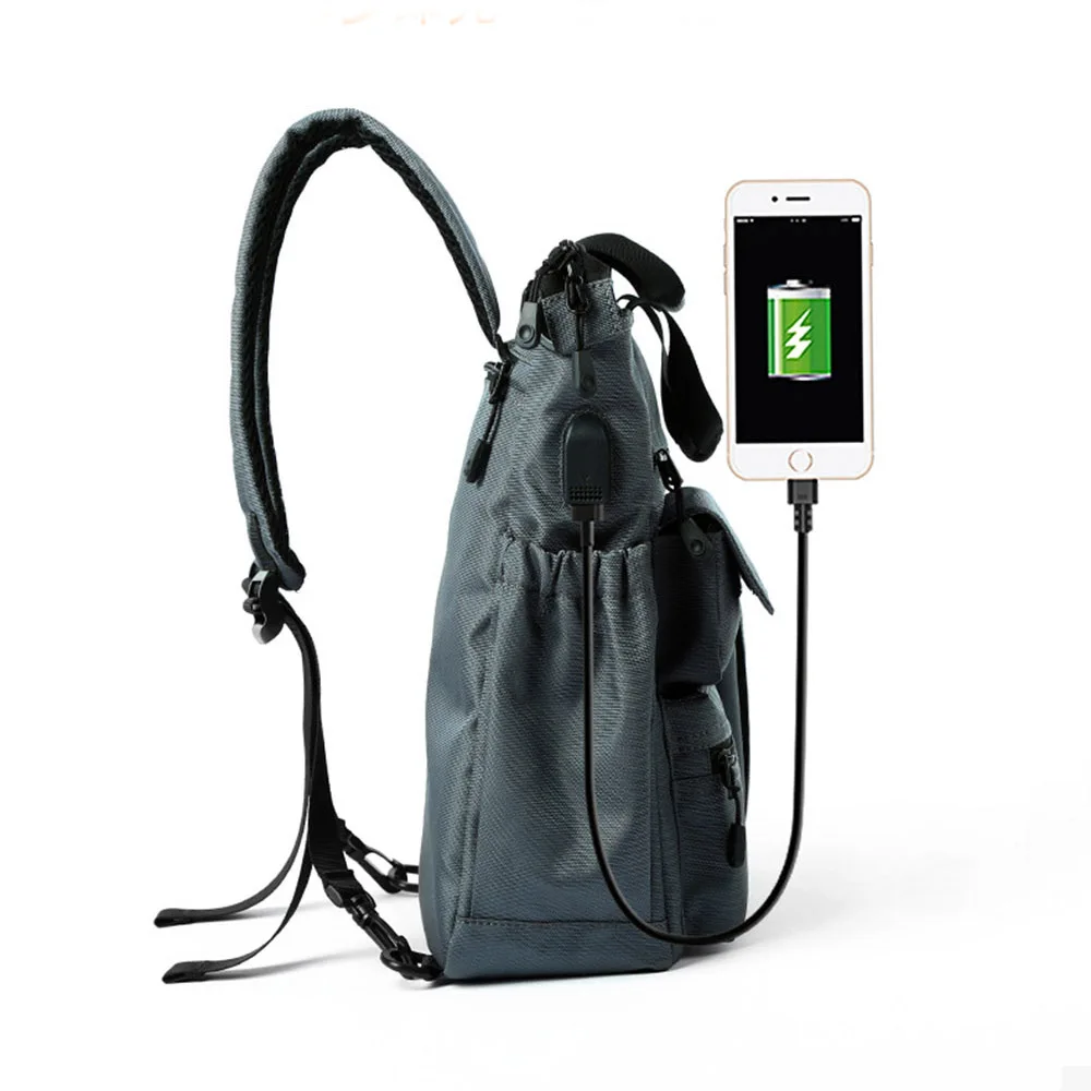 Рюкзак Хобо, дорожная сумка, сумка-тоут, сумка для ноутбука, сумка для сообщений, парашютный зажим, повседневный рюкзак, повседневная портат...