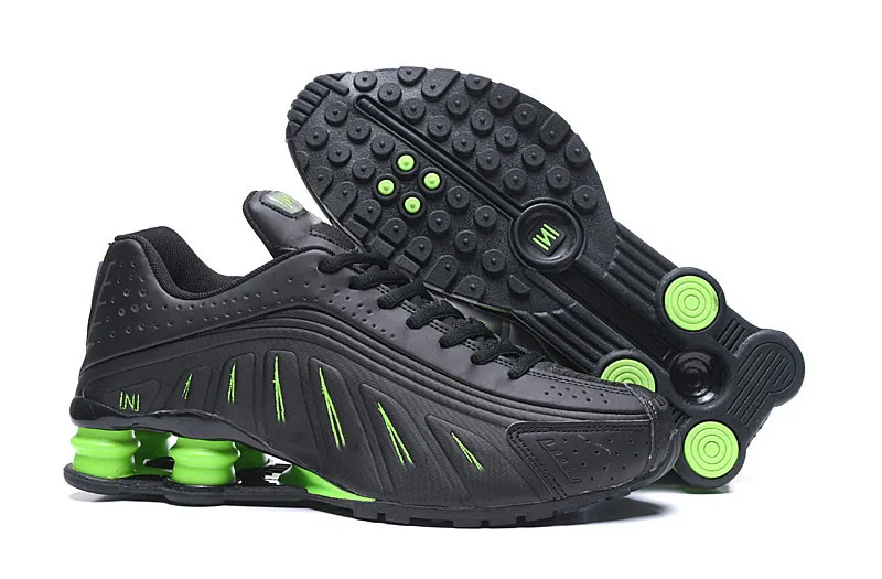 Мужские кроссовки, новинка, дизайнерские мужские кроссовки Shox R4, роскошные кроссовки NZ, тройные черные белые уличные спортивные кроссовки - Цвет: 13