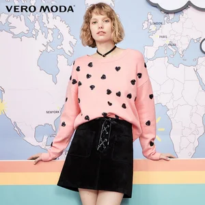 Свитер женский, со спущенными плечами, в форме сердца, 319313562