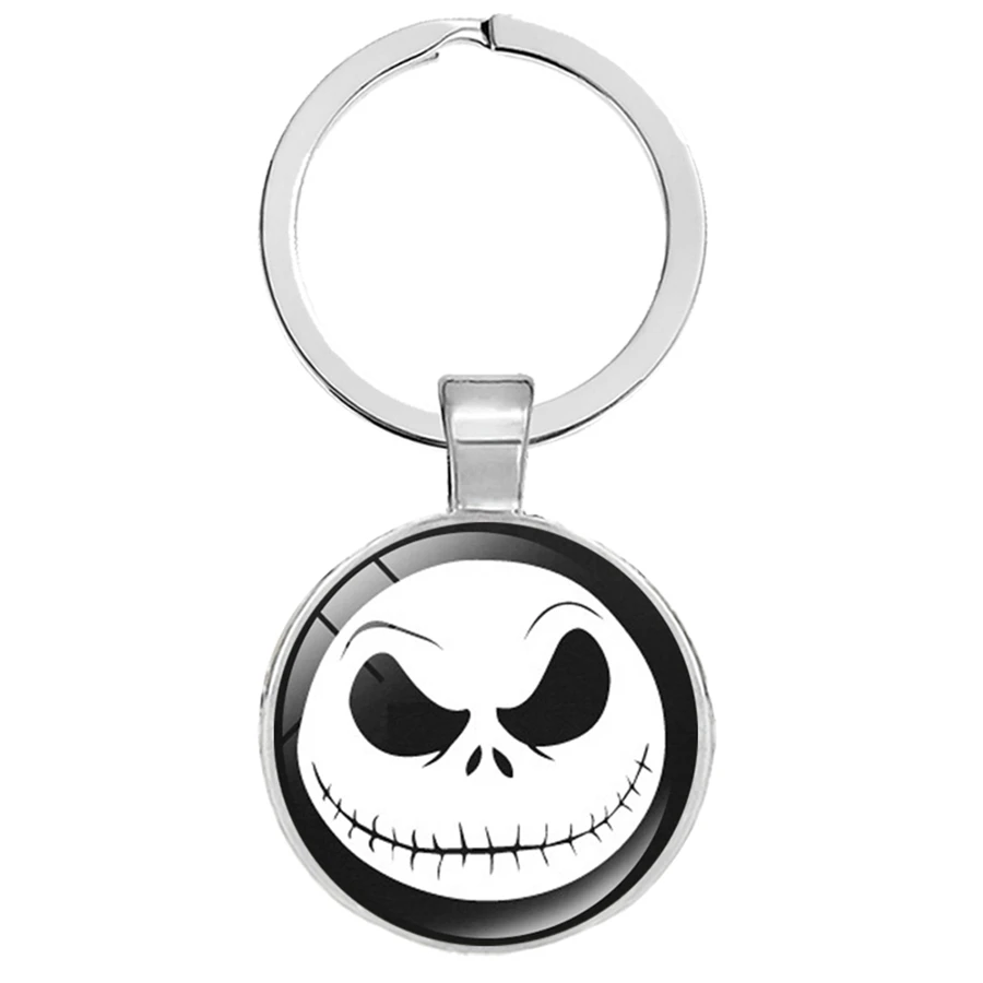 Кошмар перед Рождеством брелки Джек Скеллингтон и Салли мультфильм кулон