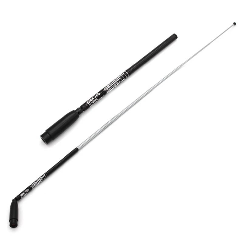 

SRH789 SMA Male 95-1100MHz Foldable Telescopic Antenna