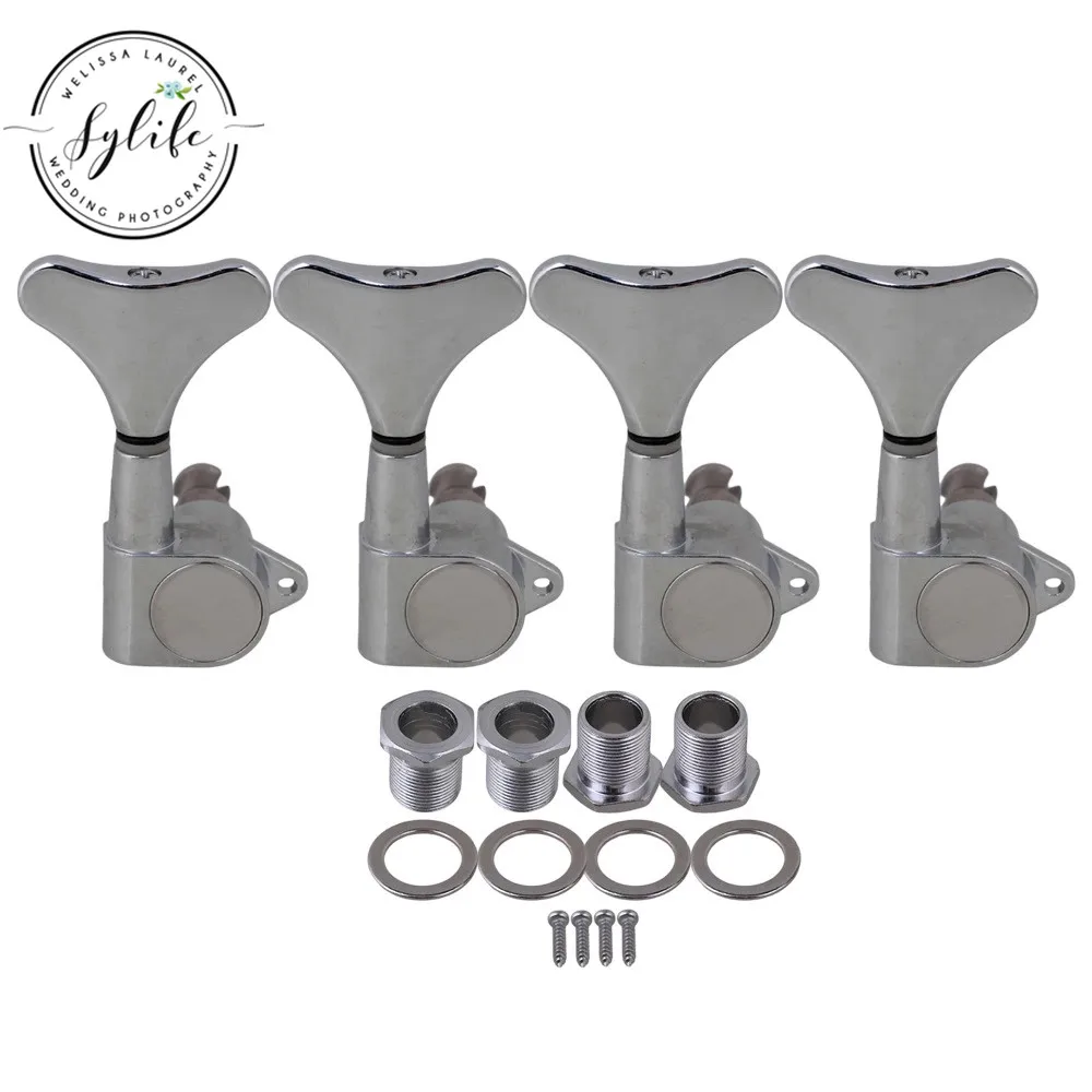 

Chrome 4 Right Hand Sealed BASS TUNERS Machine Heads Set