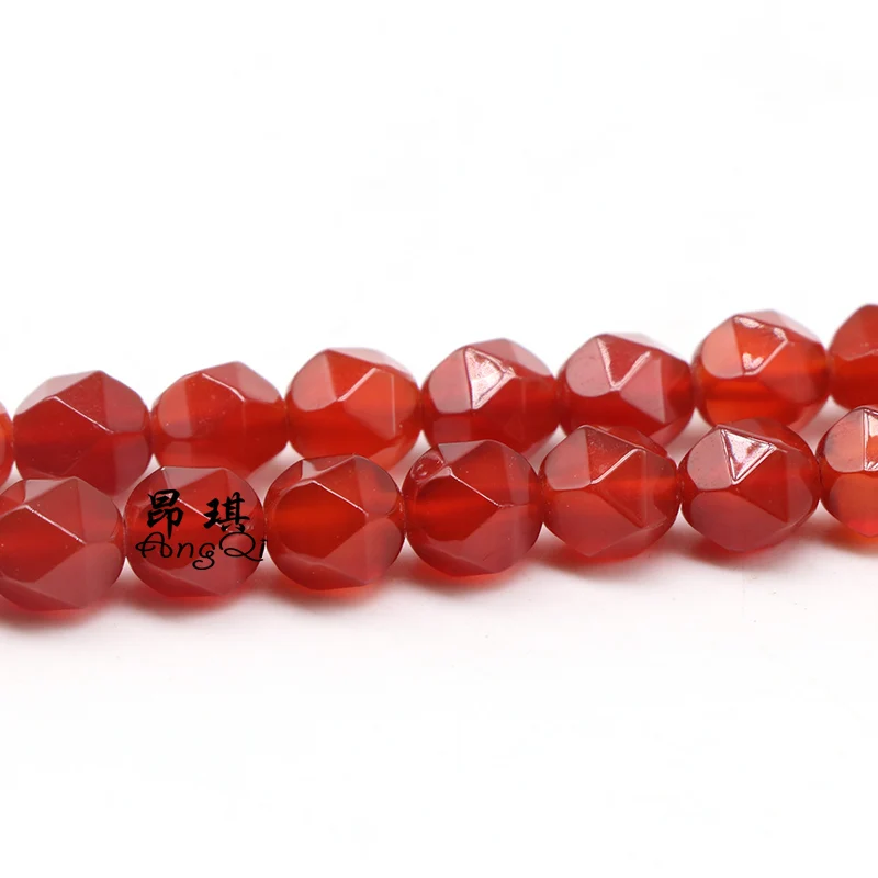 Натуральные Красные Полосатые Агаты Оникс Камень Бисер 6/8/10 мм дрель