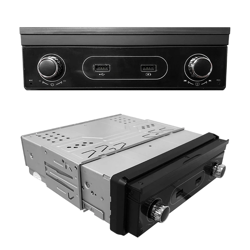 Стереоприемник MP5 1 DIN с выдвижным экраном 7 дюймов HD Wi-Fi Android 9 0 автомагнитола