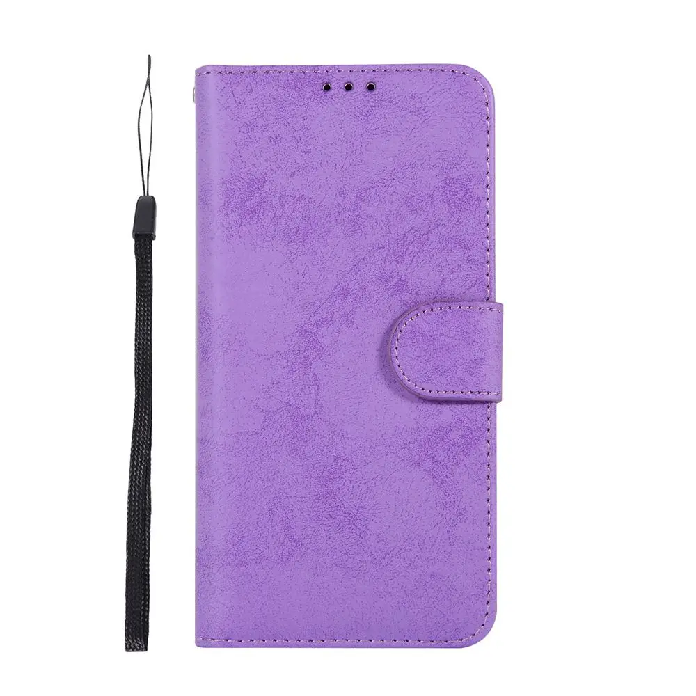 S10e откидная крышка для samsung Galaxy Note 10 8 9 S8 S9 S10 Plus S7 S6 Edge чехол для телефона ретро кожаный кошелек 2в1 Съемная оболочка - Цвет: purple