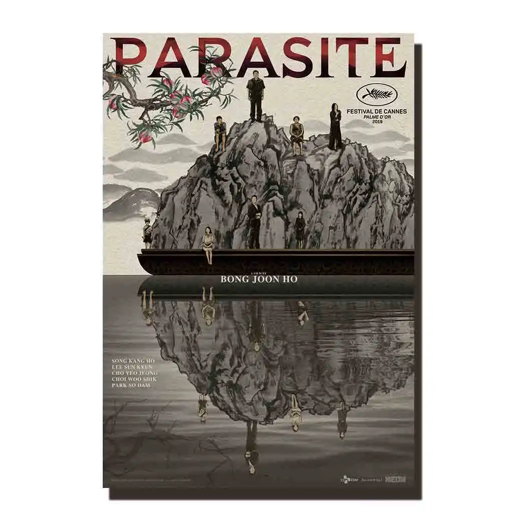 Новинка 2019 художественный плакат C17 картины с принтом паразитов украшение 24x36 14x21