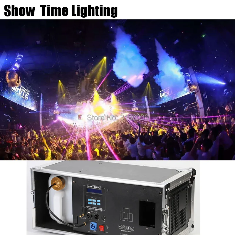 

DMX 512 Control Stage Fog Haze Machine With Flycase Package 1500W Smoke Machine Good Use For Stage Effect Home Party Performance