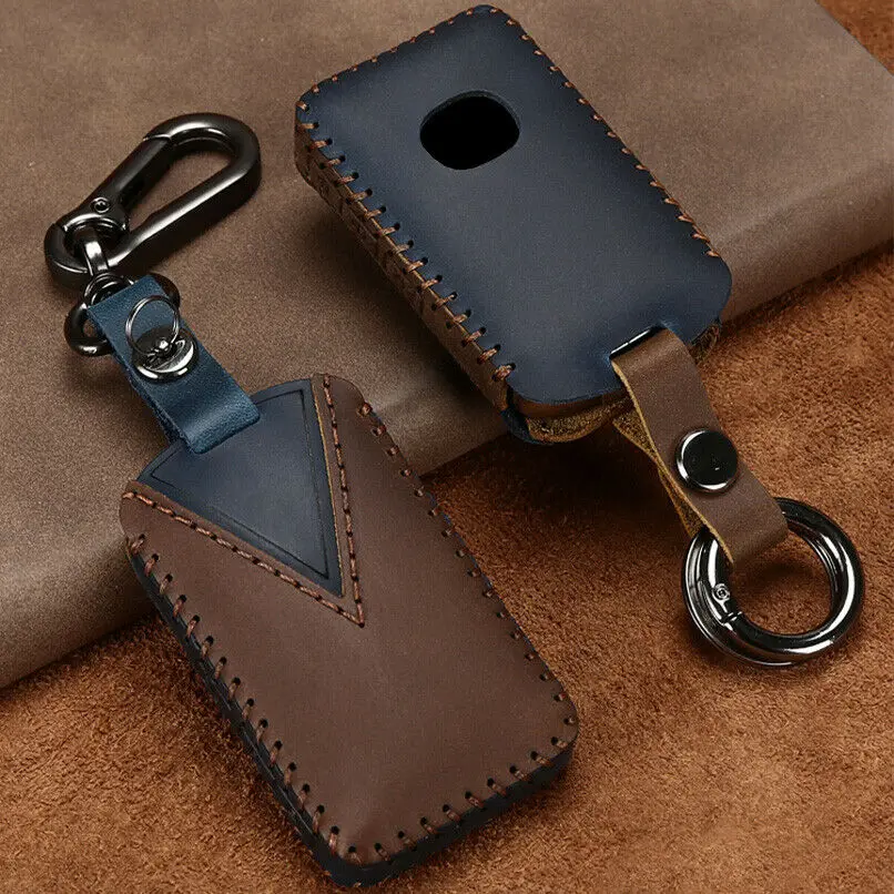 1 шт. классический кожаный автомобильный чехол для ключа с дистанционным