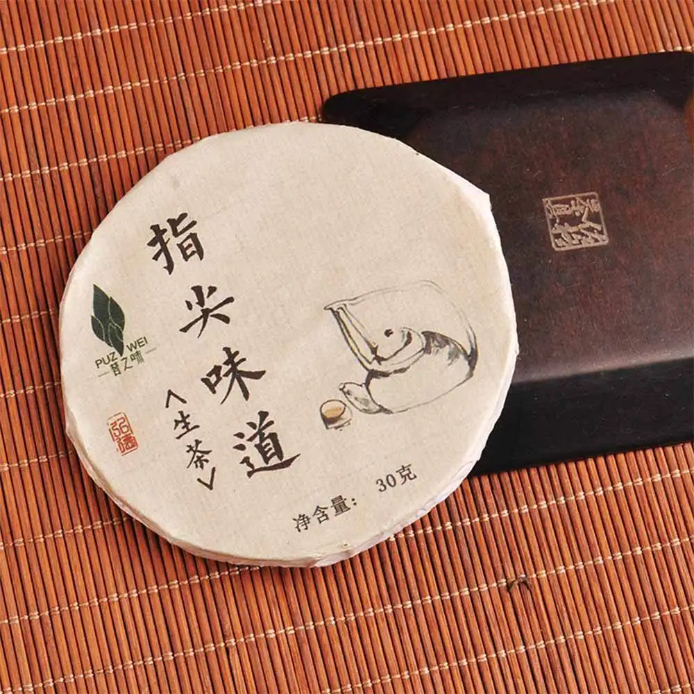 

Puzwei 2017 Yunnan Pu-erh на кончик пальца, необработанный Pu-erh мини-торт 10*30 г