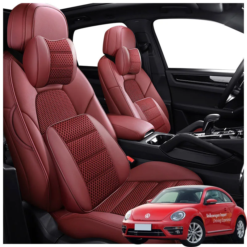 

Leather Auto Customize Car Seat Covers Products For New Beetle 2008 2010 2012 2004 2009 2013 2019 Interior Parts Accessories