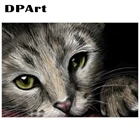 Алмазная живопись, полноразмернаякруглая Алмазная вышивка с котом, алмазная 3D вышивка, алмазная вышивка крестиком, жемчужная мозаика, стразы L317