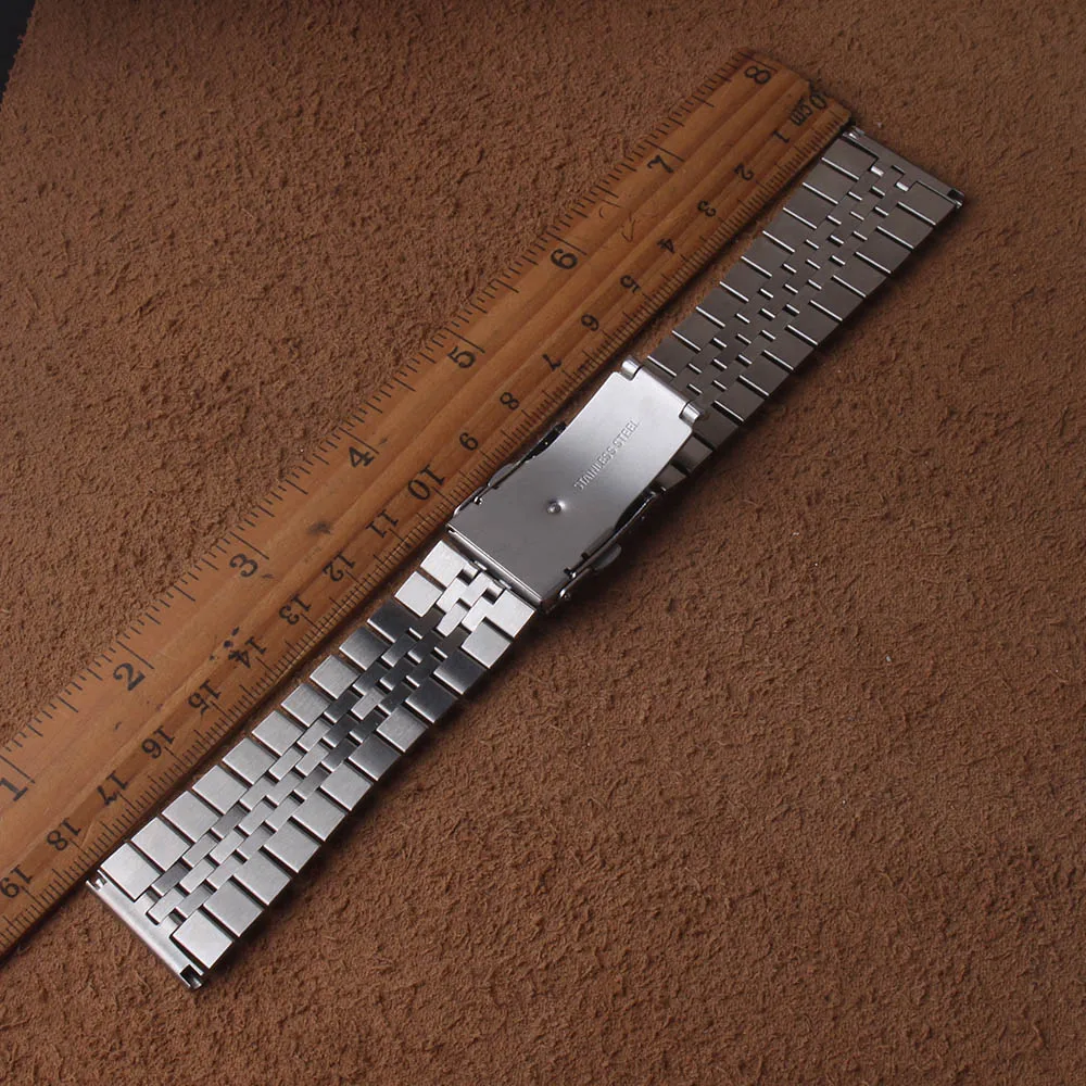 Ремешок из нержавеющей стали для мужских и женских часов безопасный браслет