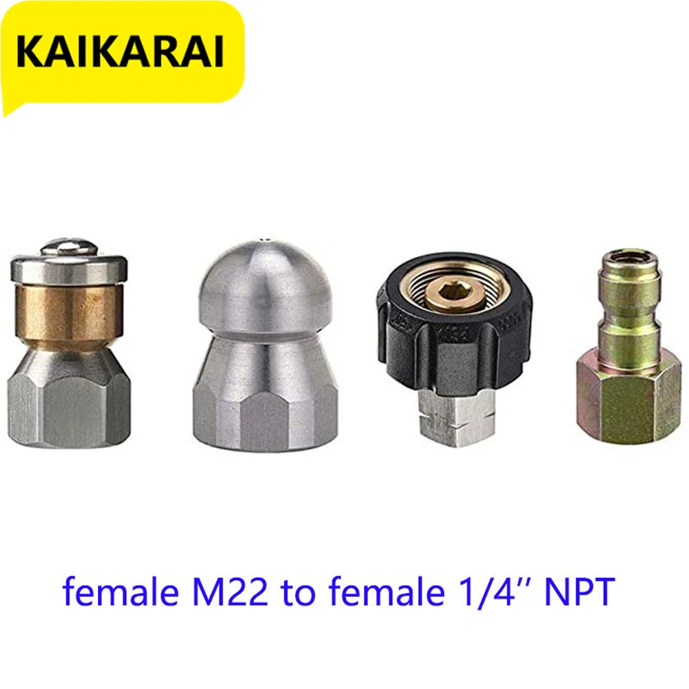 

Набор канализационных канавок для шланга Мойки под давлением karcher, 1/4 дюйма NPT, сливной шланг для очистки, кнопочный нос и вращающееся Канали...