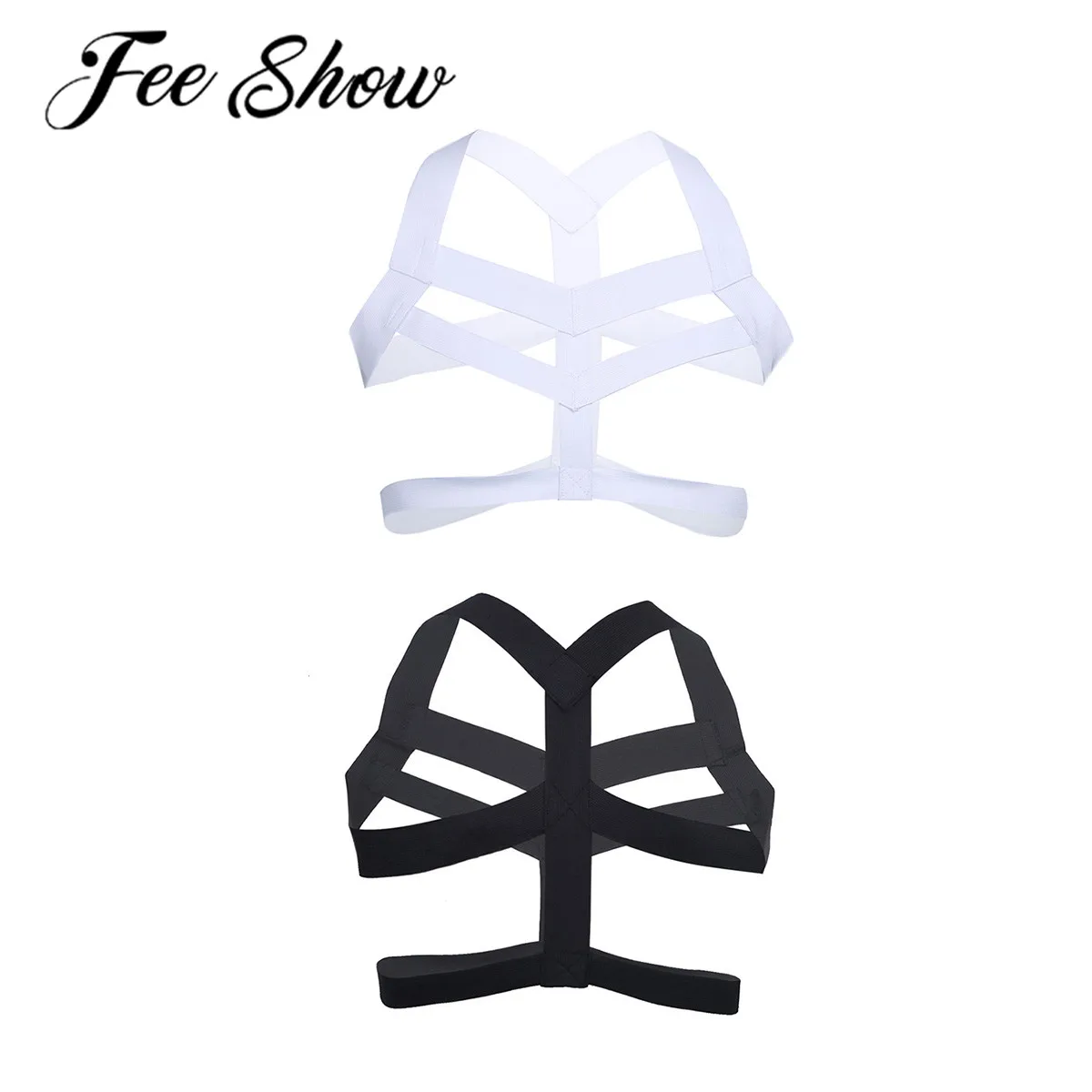 Для мужчин Эротическое белье выдалбливают нагрудный ремень для Тела Бондаж