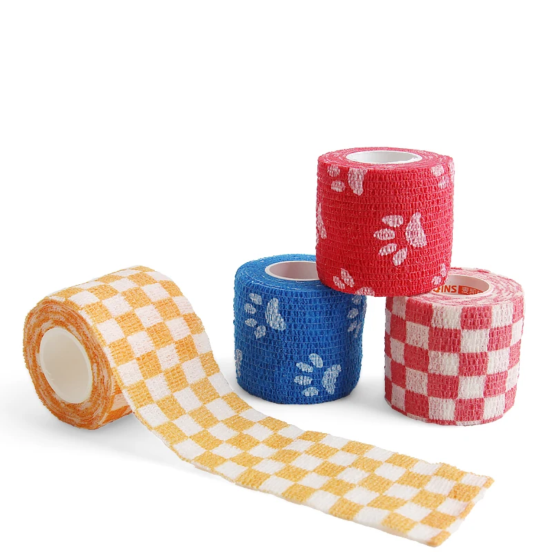 5 см X 4 м Kinesiotape хлопковая эластичная клейкая лента яркая кинезиологическая