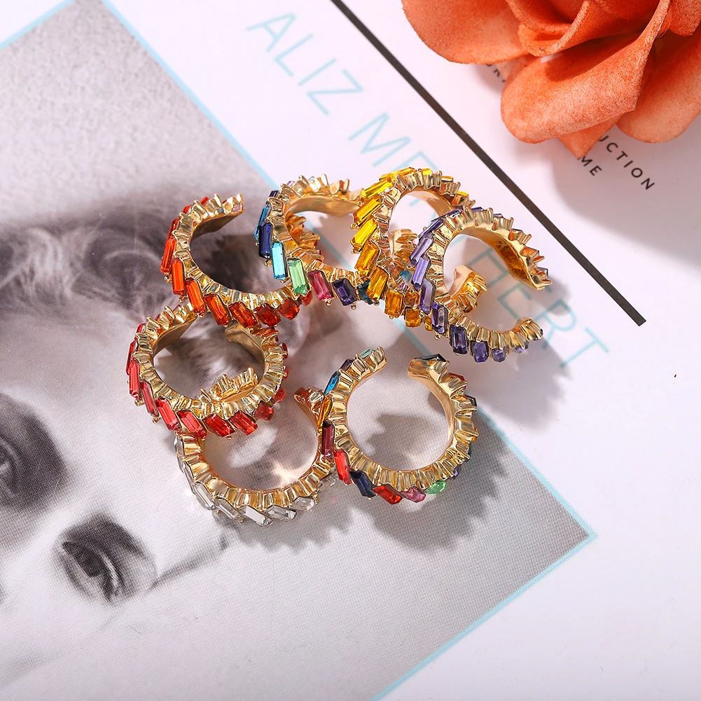 Новинка 2020 богемные серьги-клипсы для женщин свадебные трендовые вечерние