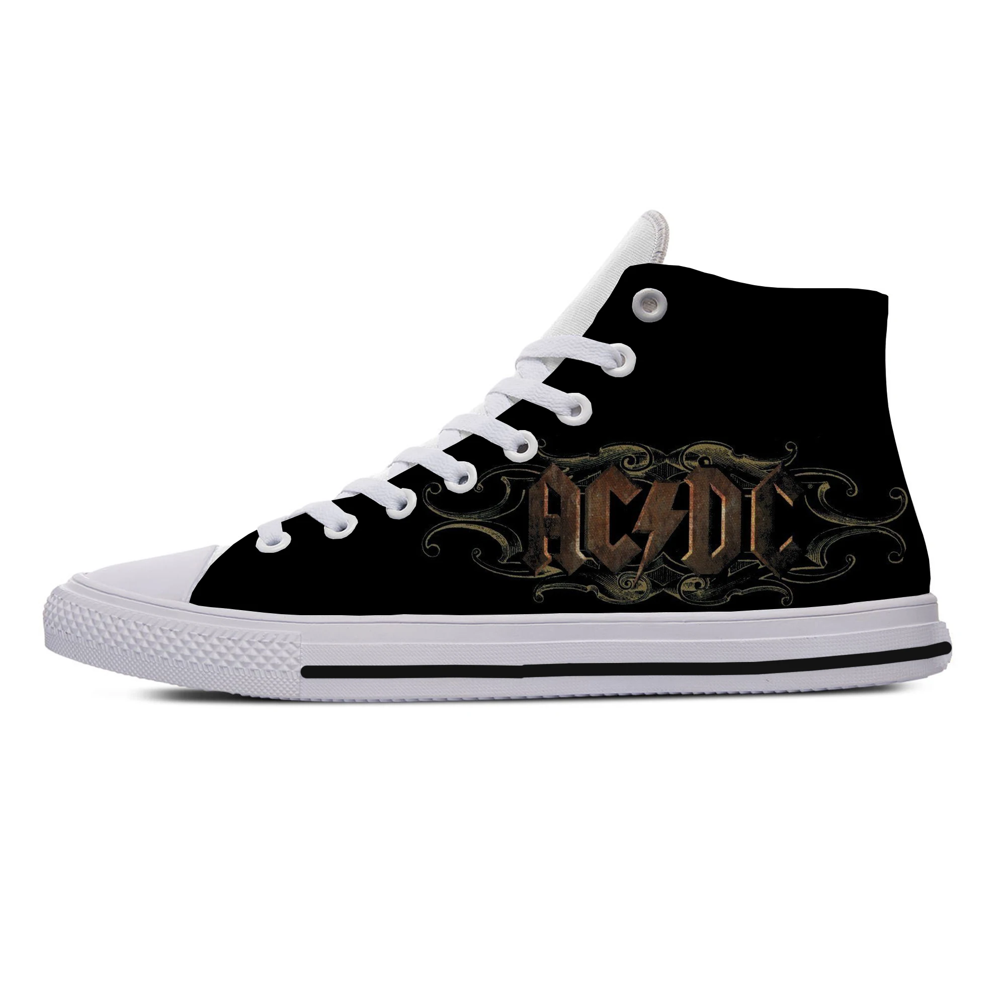 Лидер продаж 2019 года Новинка Camisetas AC/DC Band рок-обувь Мужская ACDC легкая дышащая