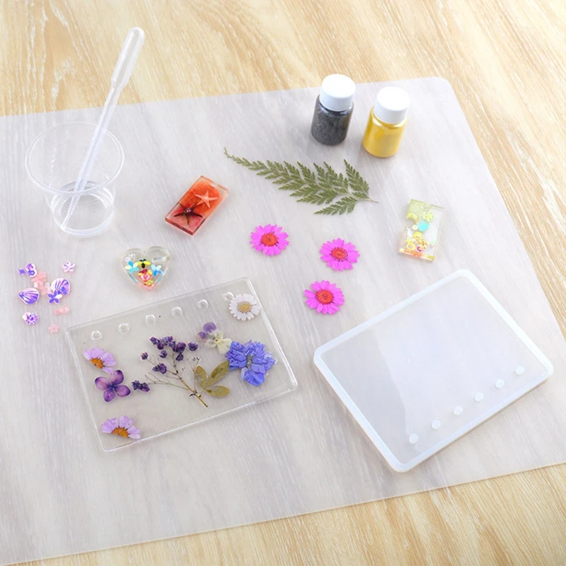 

1 Pc Silicone Sheet Placemat Non Slip Waterproof Stain-Resistant Tablemat Kitchen Dining Pad for Crafts Liquid Resin Jewelry Mat