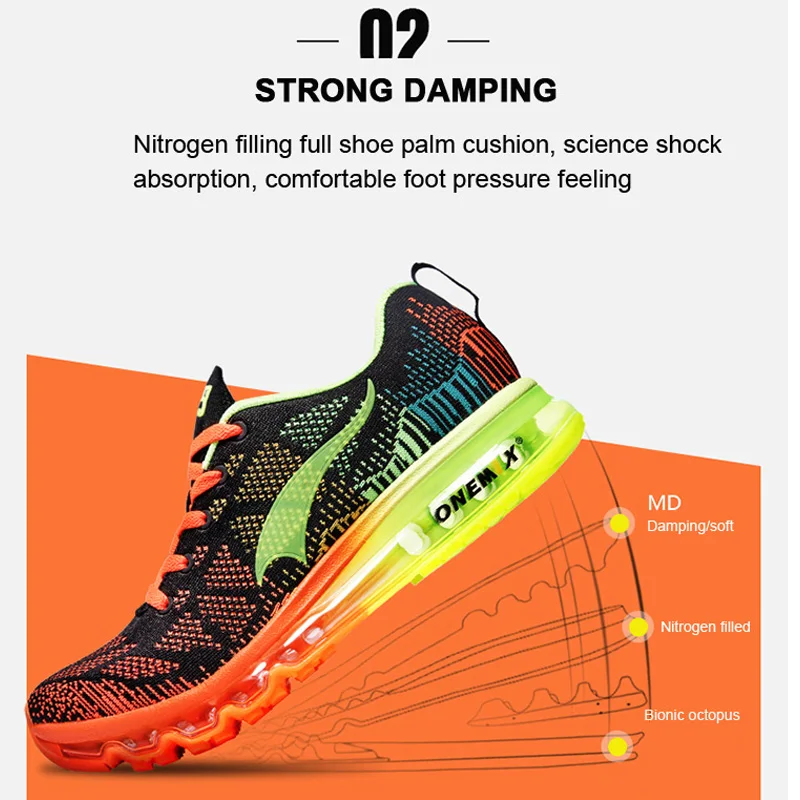 ONEMIX Men Road Running Shoes Mesh Knit Trainers Designer Tennis Fitness Men's Sneakers Outdoor Jogging Slip On Sports Shoes