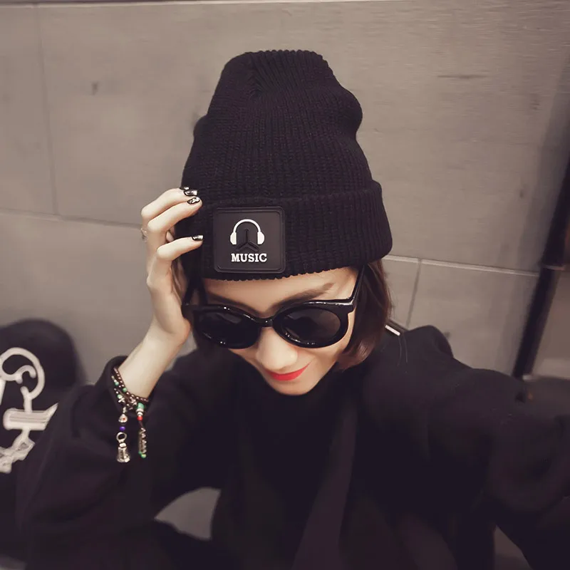 Одежда высшего качества с нашивками вязаная теплая обувь на подкладке из мягкого кашемира шерстяная шапочка Кепки на весну и зиму шапки для мужчин и женщин шляпа унисекс комнатная Шапки