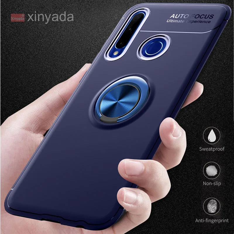 Чехол с 360 кольцами для Huawei P Smart Z Y9 Prime 2019 PSmart Plus Чехол-держатель подставка магнит