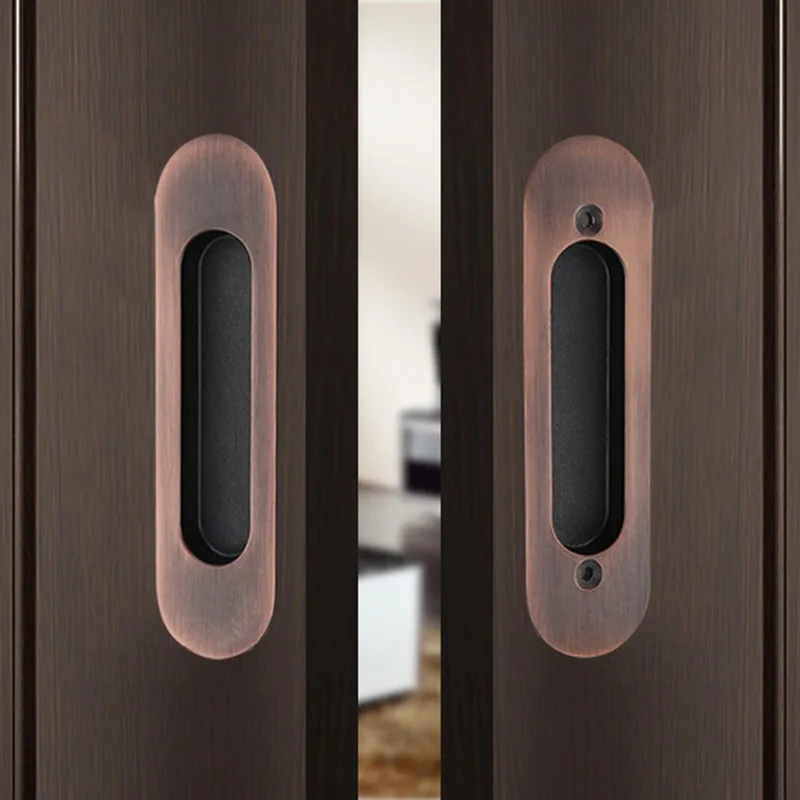 2 шт скрытые дверные ручки окна утопленные тянуть раздвижные спальня ручка