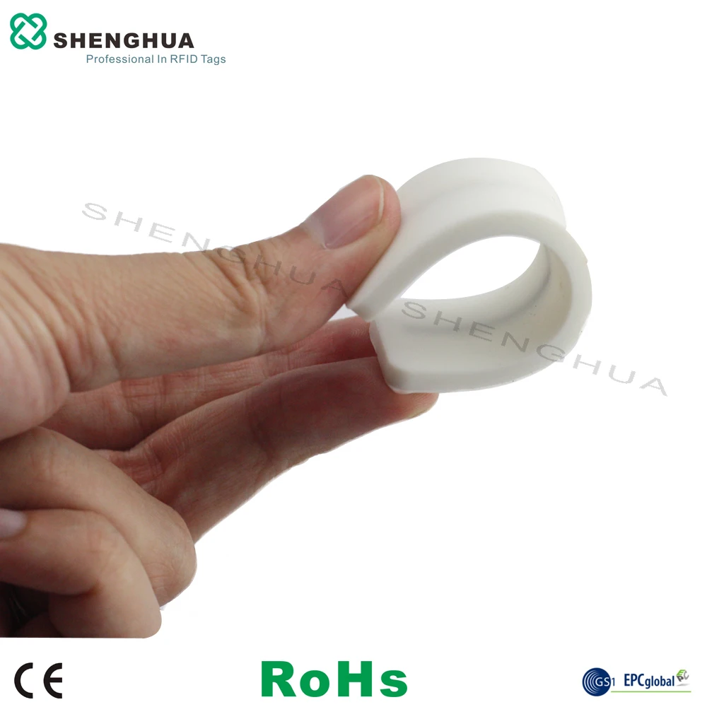 100pcs/pack Laundry Management Passive UHF RFID Silicone Soft Tags Support Sewing Washing Ironing Clothing | Безопасность и защита