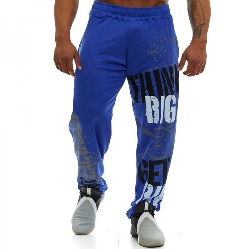 

2021 New Running Jogging Pants Men Cotton Soft Bodybuilding Joggers Sweatpants Harem Long Trousers Fitness Sport Training Pants