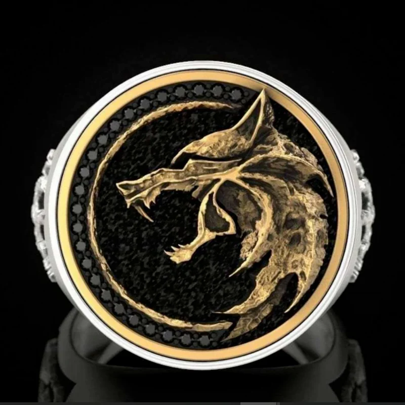 Новинка 2021 модное кольцо волшебника охотника волк коготь викингов воинов ретро