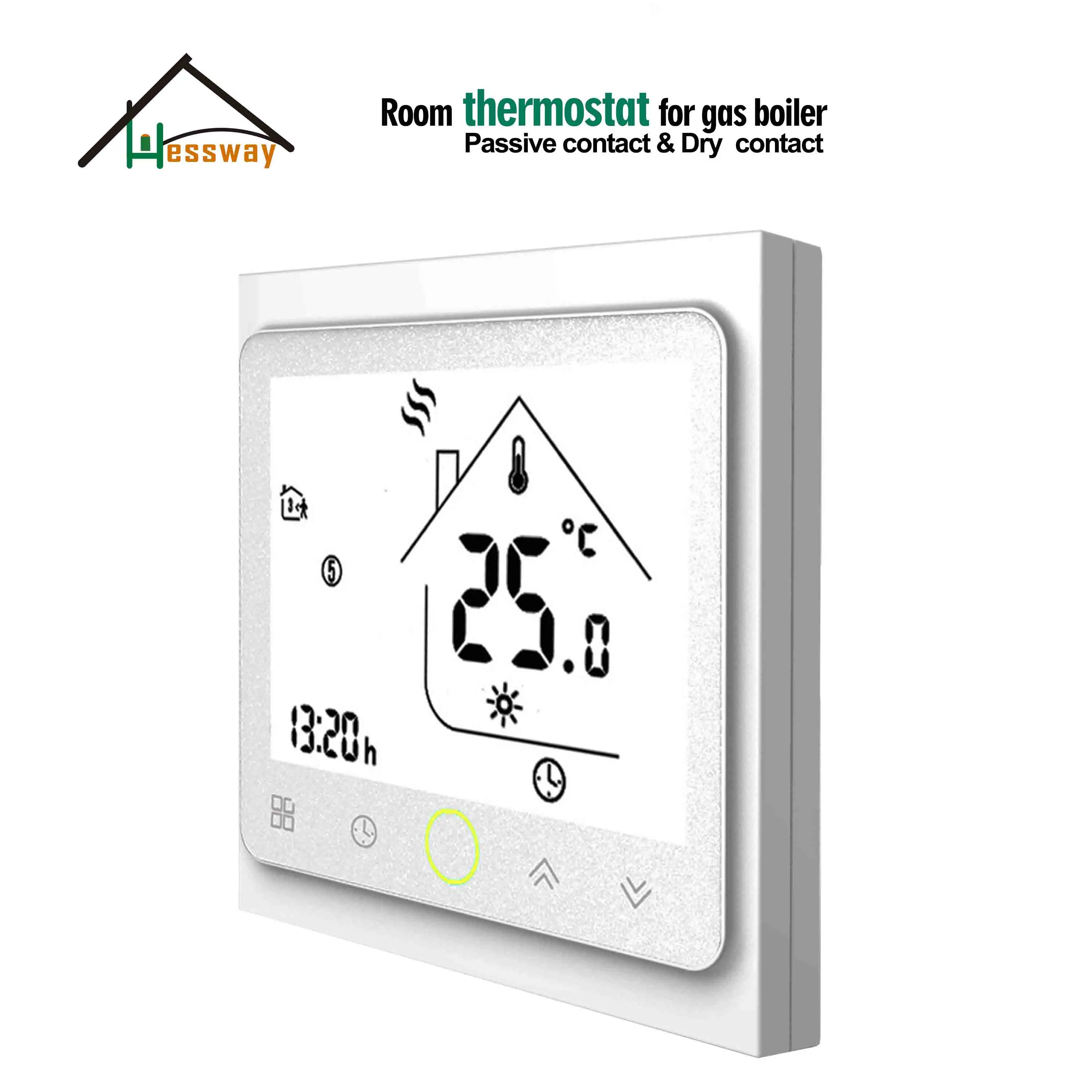 

HESSWAY dry contact relay Gas Boiler Thermostat For Room Central Heating System
