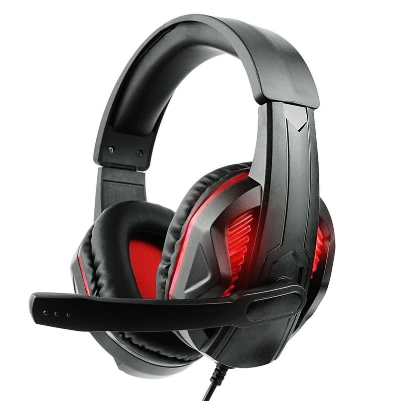 Горячая 3c 3.5мм игровая гарнитура со светодиодной подсветкой Микрофон Стерео