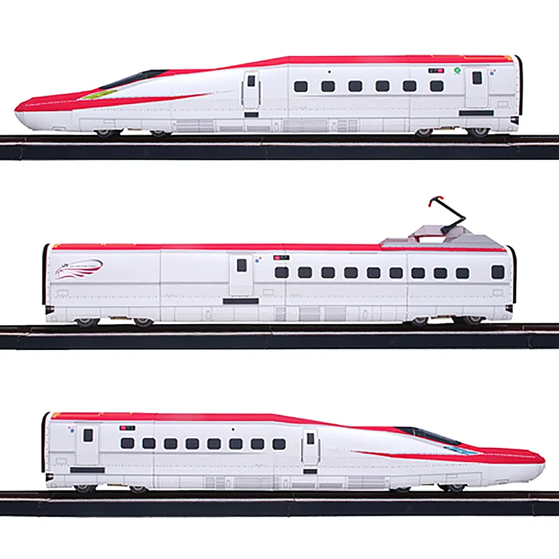 Shinkansen серии E6 Komachi Реалистичная версия поезд локомотивы ручной работы 3D бумажная