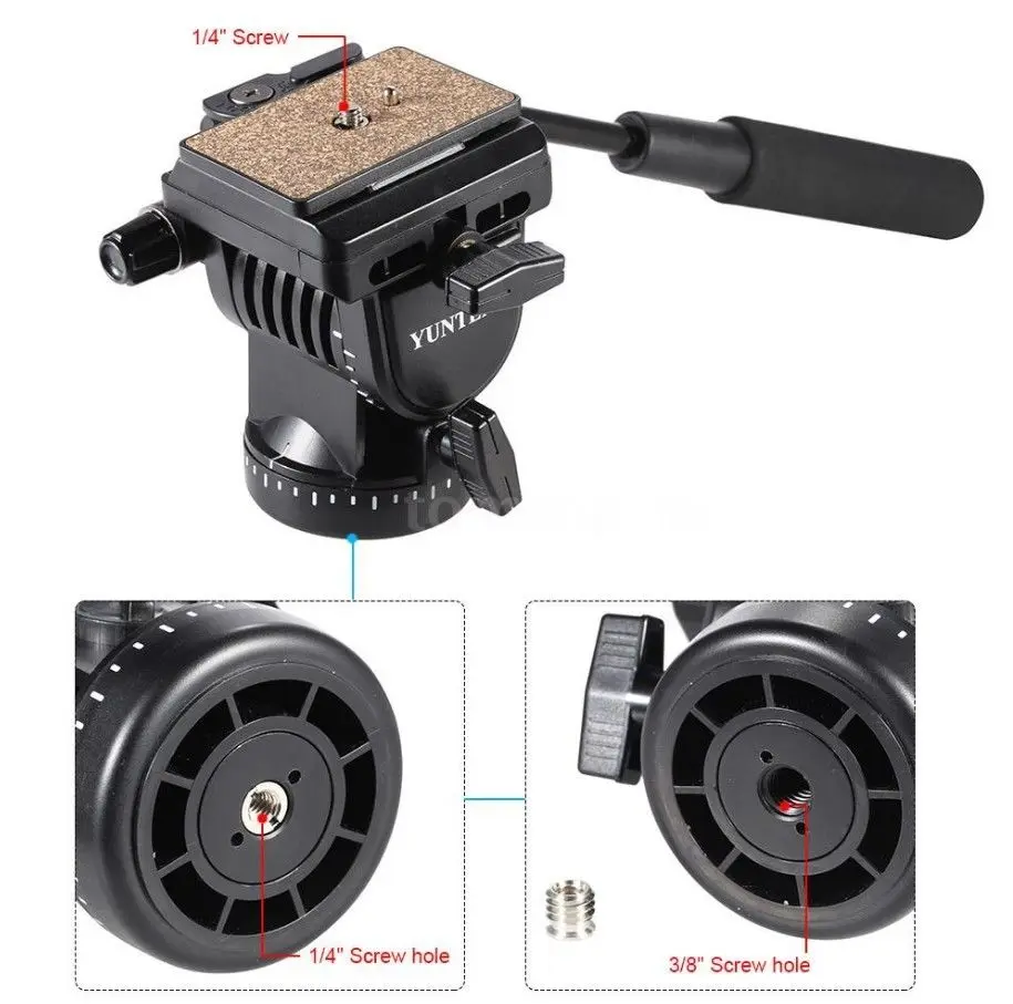 YUNTENG YT-950 DSLR Camera Video Fluid Drag Tilt Pan tripod Head for Nikon Canon Sony
YUNTENG YT-950 DSLR Camera Video Fluid Drag Tilt Pan tripod Head for Nikon Canon Sony