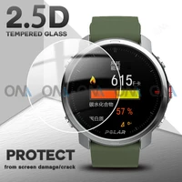 onm screen protector film for polar vantage m2 v2 v grit x pro ignite 2 smart watch hd clear tempered glass cover %e2%80%8baccessorie