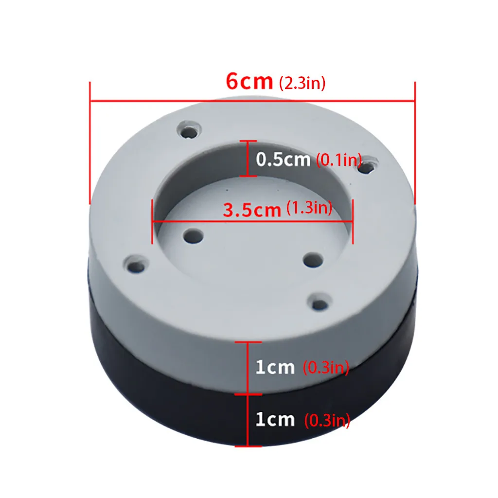 

High Quality Washing Machine Shock Pads Non-slip Mats Anti-vibration Pad 4pcs/set Noise-reducing Washing Machine Feet#g30