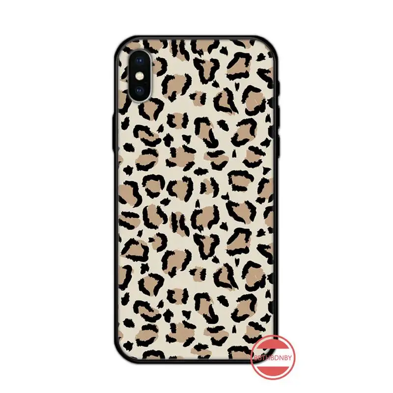 

wild Leopard fashion print Color luxury Phone Case funda for iPhone 11 12 pro XS MAX 8 7 6 6S Plus X 5S SE 2020 XR