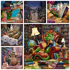 5D алмазная живопись сделай сам, животное, мультфильм, дракон, случайный спецназ, квадратныекруглые наборы для вышивки крестиком, художественная вышивка, рукоделие, домашний декор