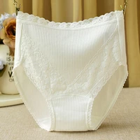 panties for women 100 cotton high waist underwear sexy lace panties large size l xxxl soft comfortable underpants