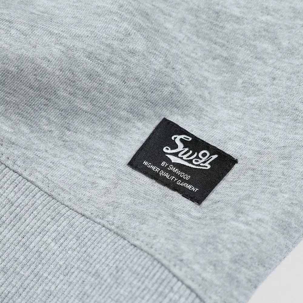 Мужская толстовка с буквенным принтом SIMWOOD Весенняя Повседневная Толстовка