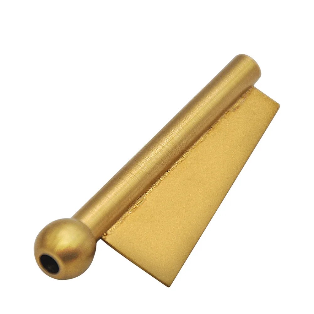 Носовая нюхательная соломенная трубка для храпа золотая металлическая ложка